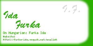 ida furka business card
